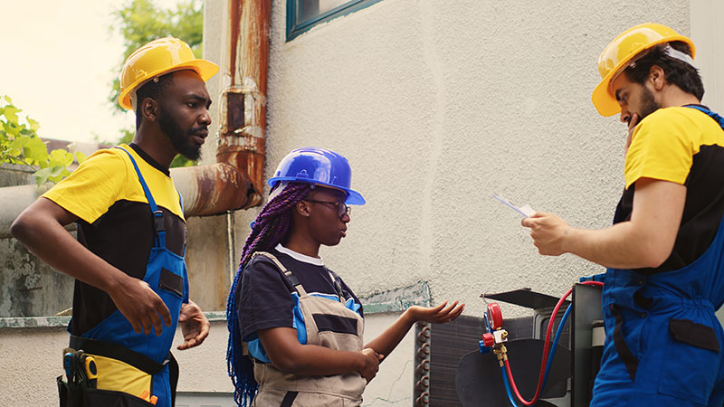 Job opportunities in residential property management by CXC Talent, featuring leasing consultants and maintenance roles.